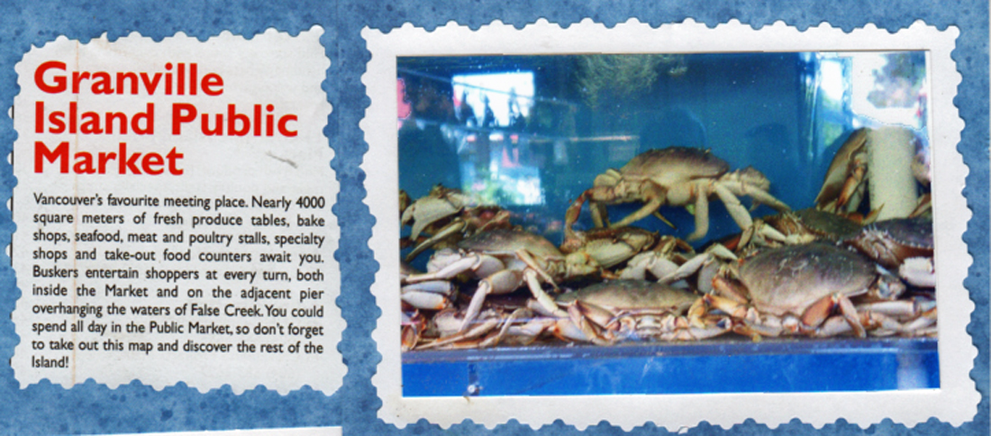 crabs in Granville Island Public Market